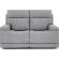 Ashbee Zero Gravity Loveseat with Power Recline, Head Rests & Footrest Ext in Dolphin Grey Fabric